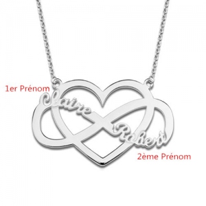 Collier Infini-2 Prénoms-Argent